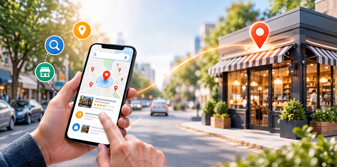 Near-me search helping customers discover local businesses